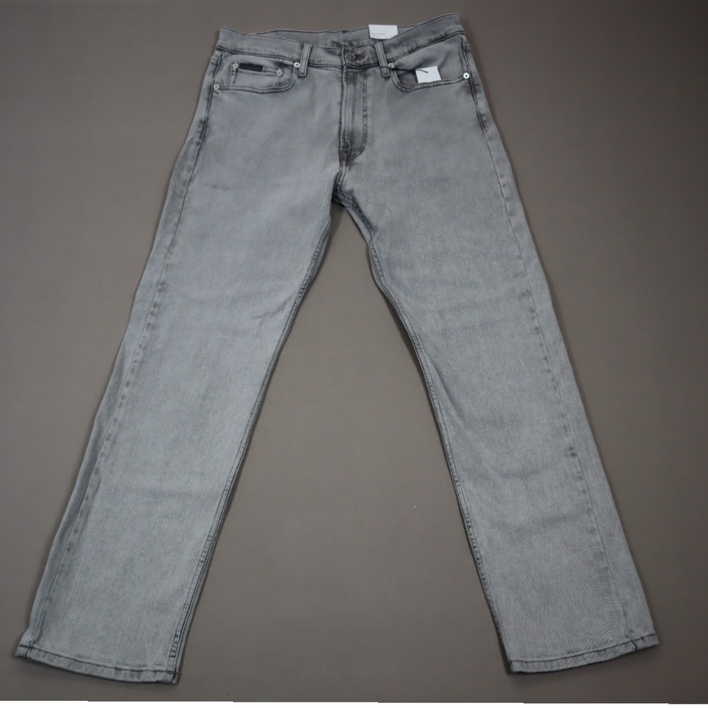 Calvin Klein Men's Graphite Straight Denim Jeans Size 32x32